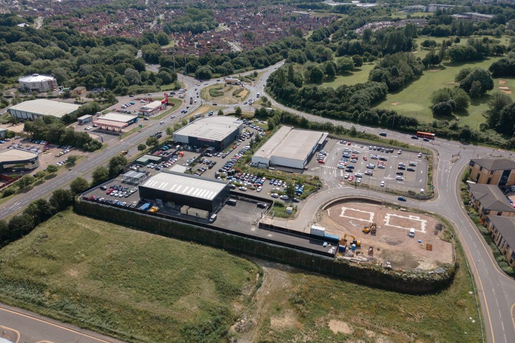 Industrial site in North Leicester